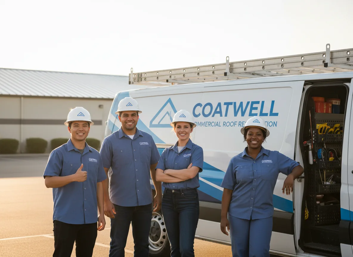 Commercial roof coating company in Lickingville, PA